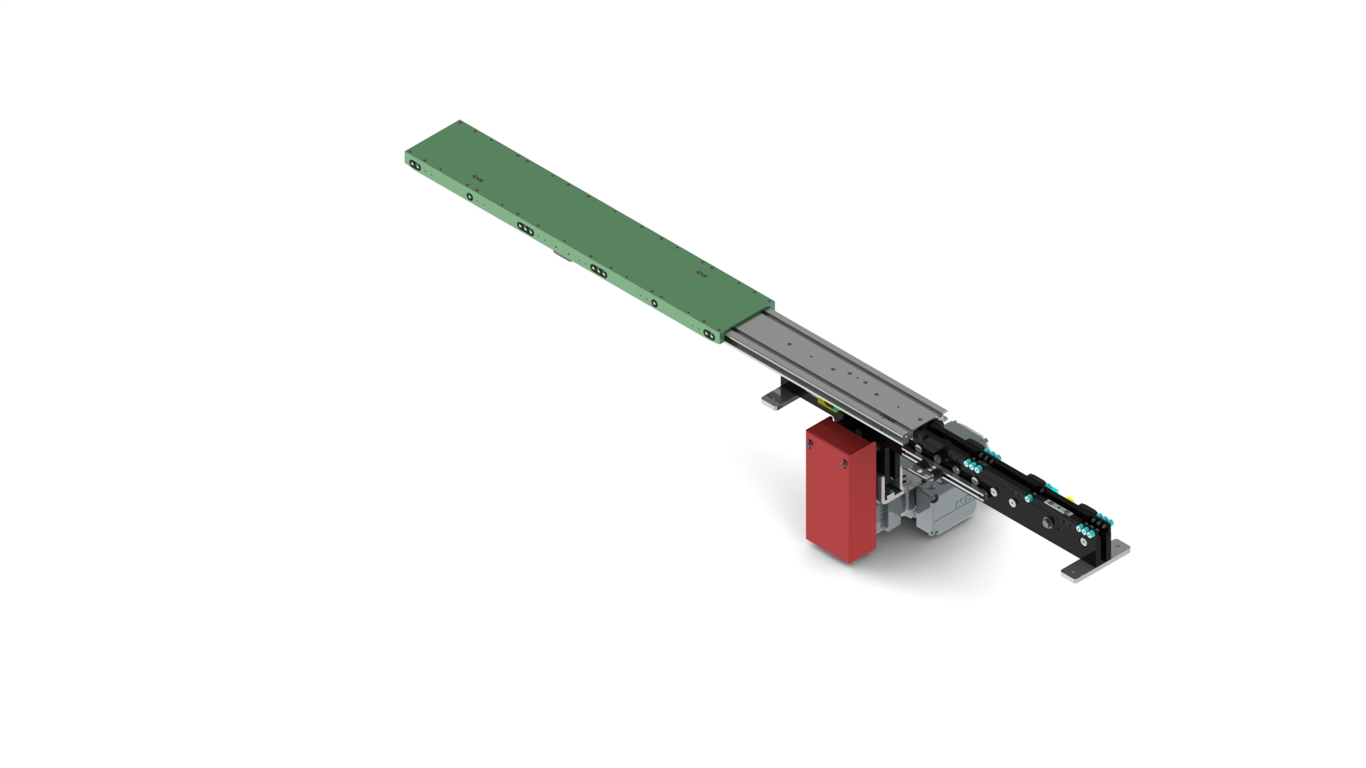 单列单电机伸缩货叉