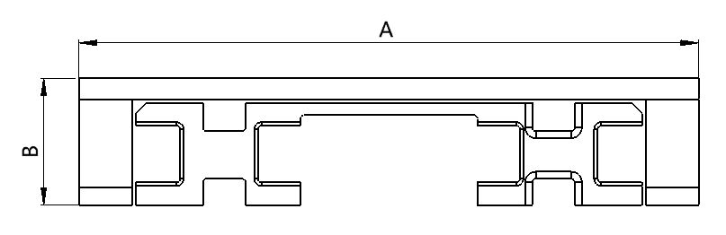 伸缩货叉行程图