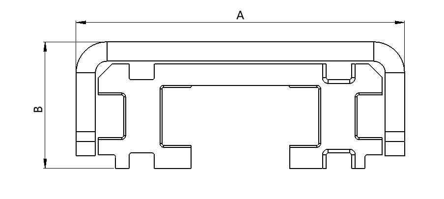 卷状物伸缩货叉行程图