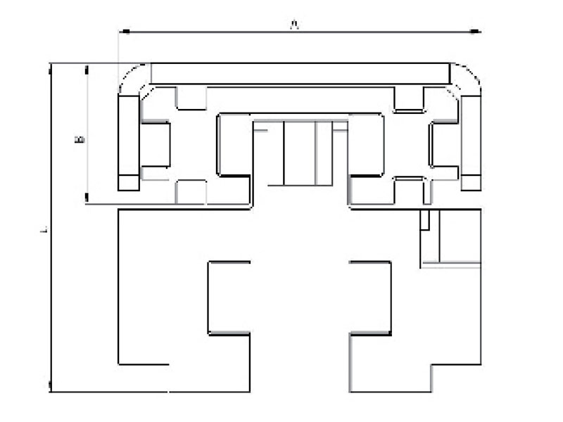 伸缩货叉行程图