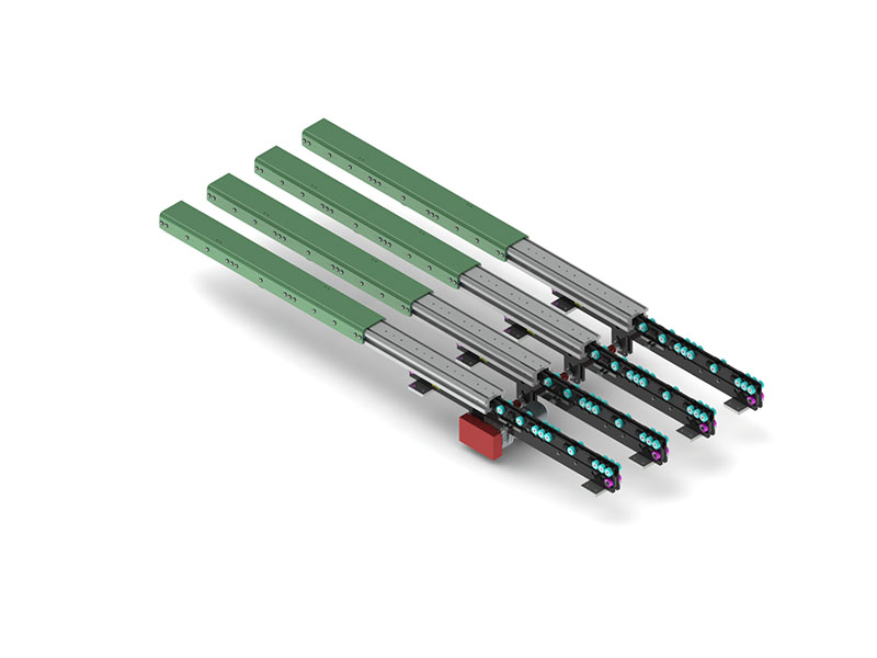 单深位单电机重载荷伸缩货叉